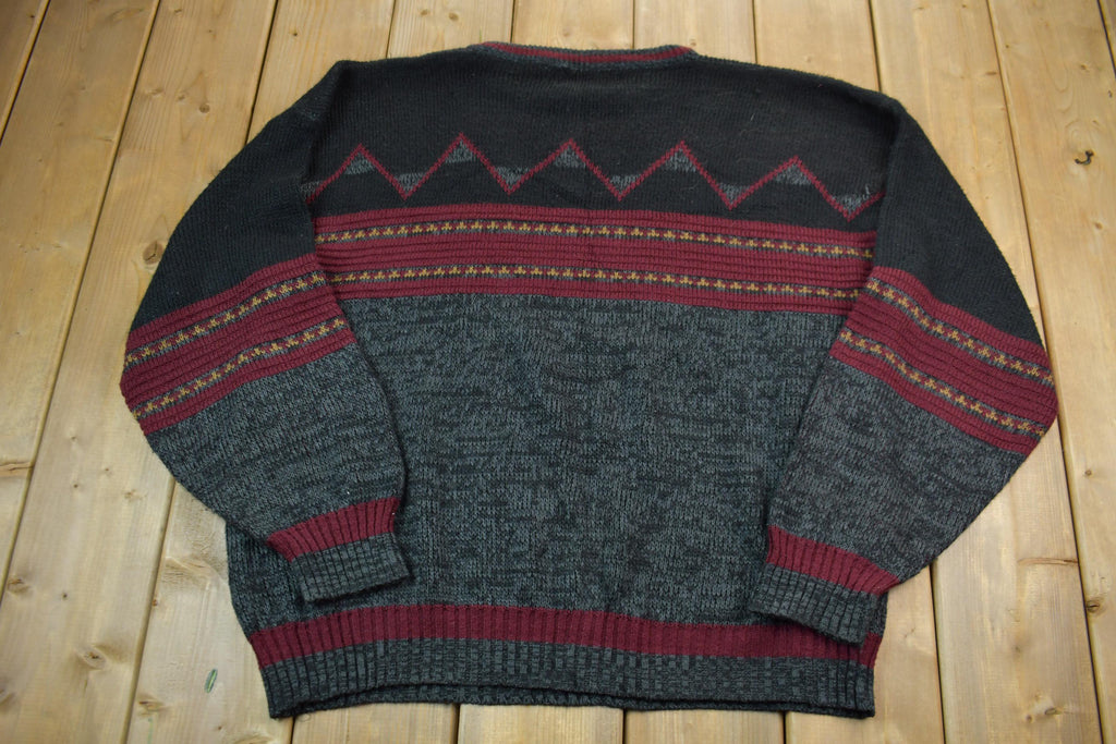 Vintage 1990s Alvin Josef Knit Crewneck Sweater