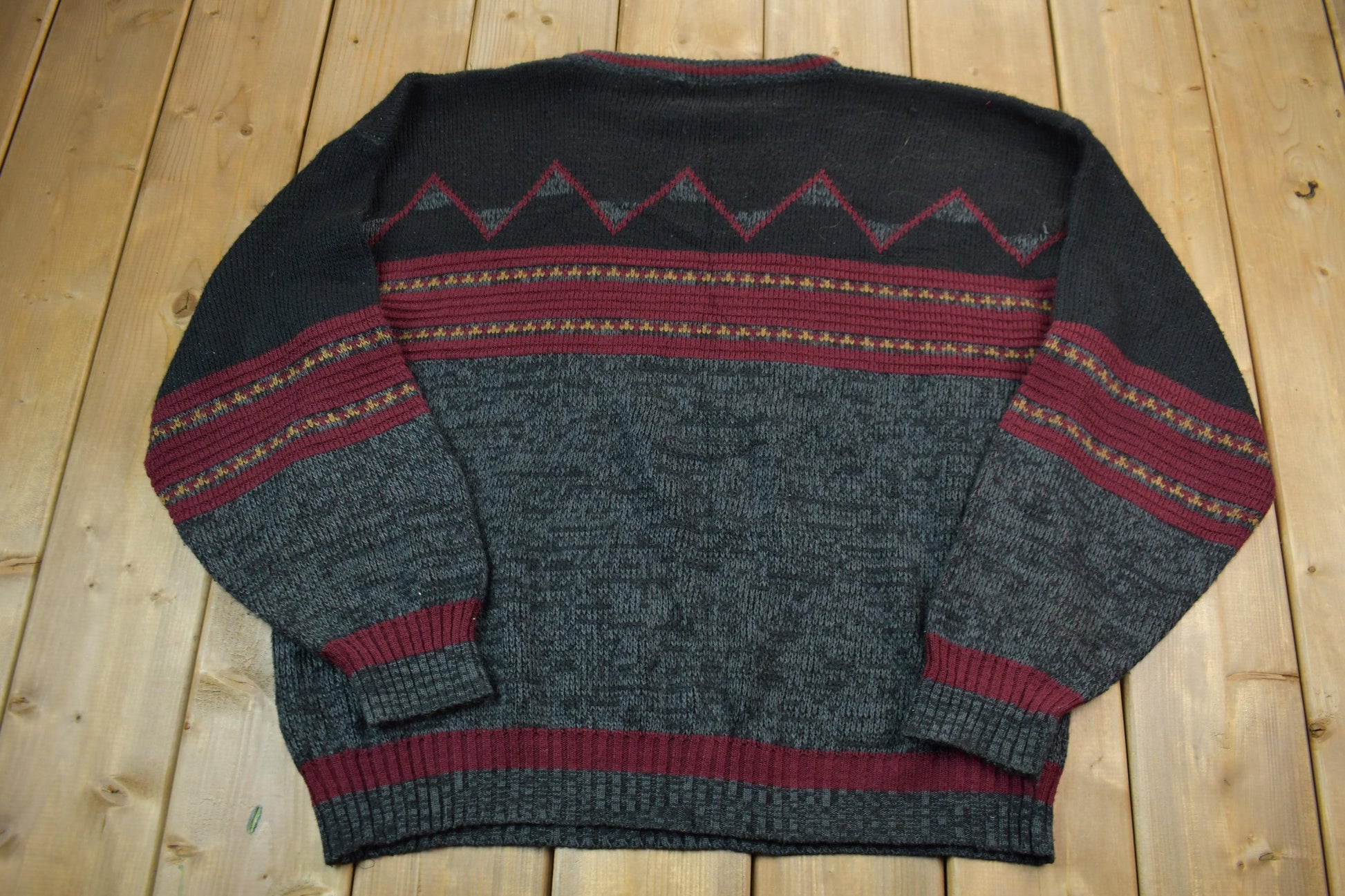 Vintage 1990s Alvin Josef Knit Crewneck Sweater