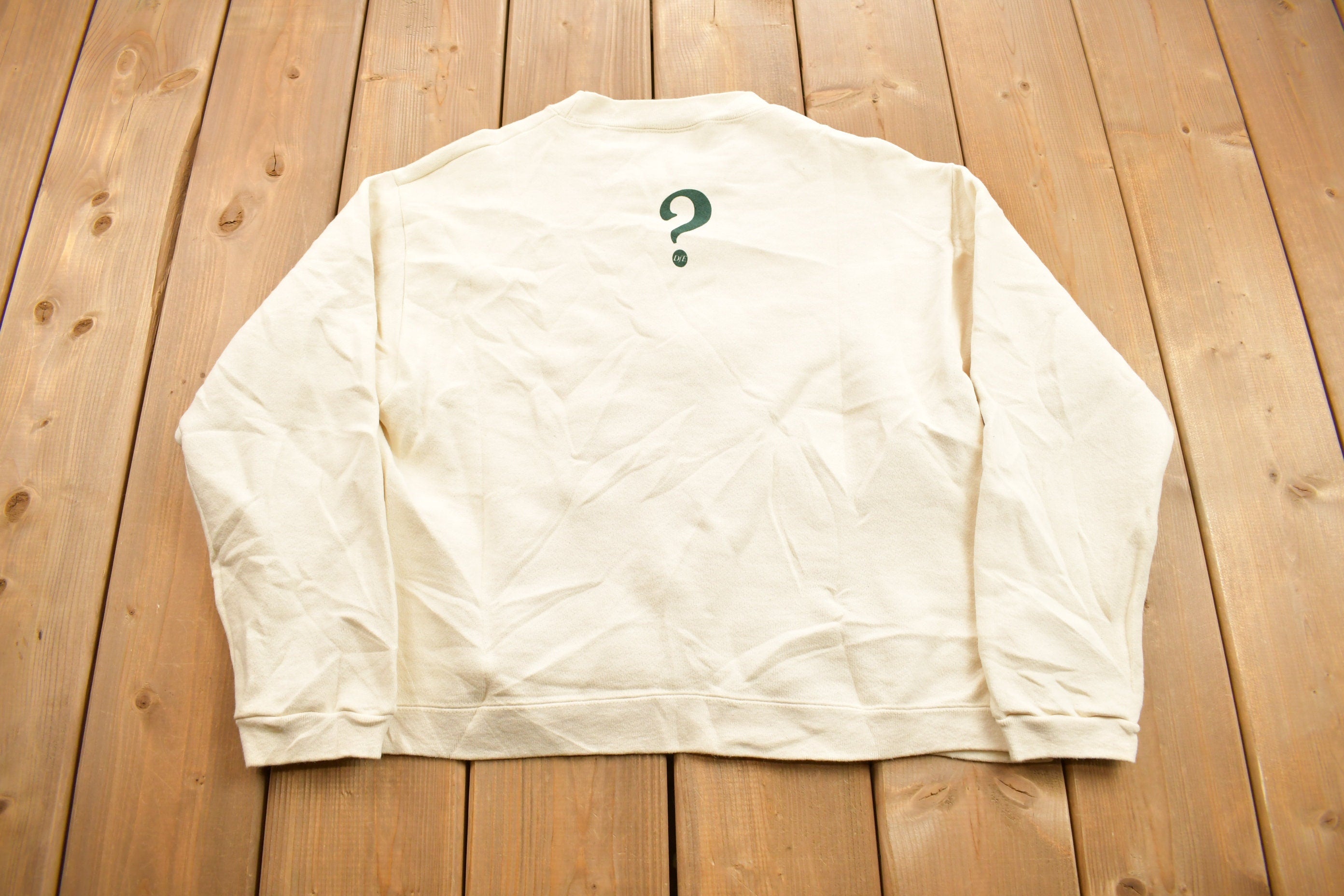 Vintage 1990s Blossoming World Die Graphic Crewneck Sweatshirt