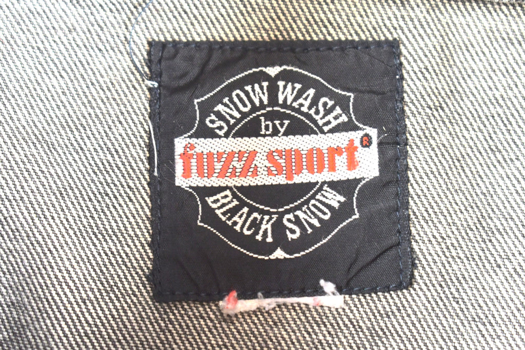 Vintage 1980s Snow Wash By Fuzz Sport Denim Jacket