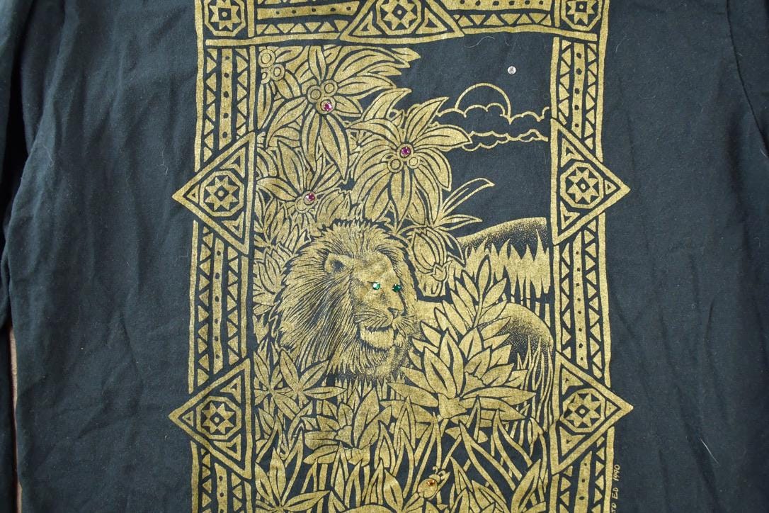 Vintage 1990s Golden Lions Screen Stars Best Crewneck Sweatshirt Men's S