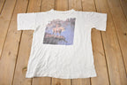 Vintage 1980s Native American Single Stitch Graphic T Shirt Made In USA