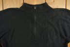 Vintage 1990s Duvet Black Quarter Zip Sweatshirt