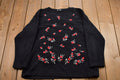 Vintage 1990s Floral Crewneck Sweatshirt