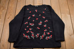 Vintage 1990s Floral Crewneck Sweatshirt