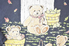 Vintage 1990s Fashion Bug Cute Teddy Bear Picnic Graphic Print Long Sleeve T Shirt Women's XXL