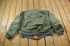 Vintage 1990s Alpha Industries Reversible Military Flyers Jacket