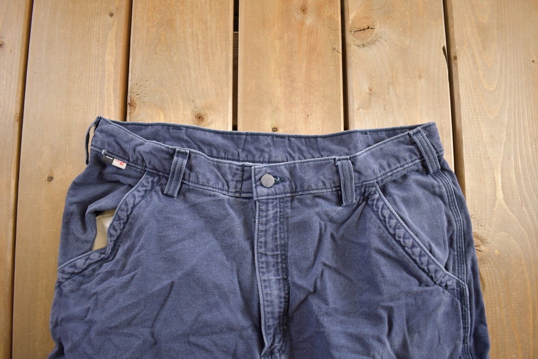 Vintage 1990s Carhartt Flame Resistant Work Pants Size 36x34