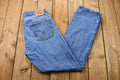 Vintage 1990s Levi's 501 Mid-Wash Regular Fit Straight Leg Jeans