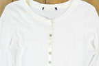 Women Vintage Vigoss Y2K Waffle Knit T-Shirt