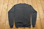 Vintage 1990s Blank Black Crewneck Sweatshirt