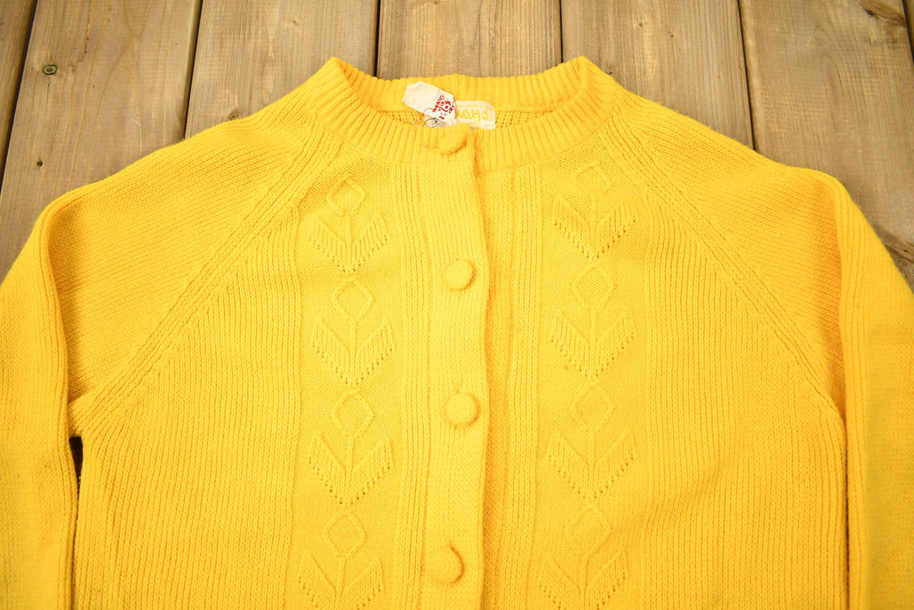 Vintage 1980s Ways Cardigan Knitted Sweater