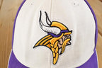 Vintage 1990s Minnesota Vikings Strap Back NFL Hat / 90's Embroidered Football Cap