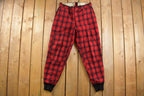1950s True Vintage Woolrich Plaid Trousers Size 32 x 30