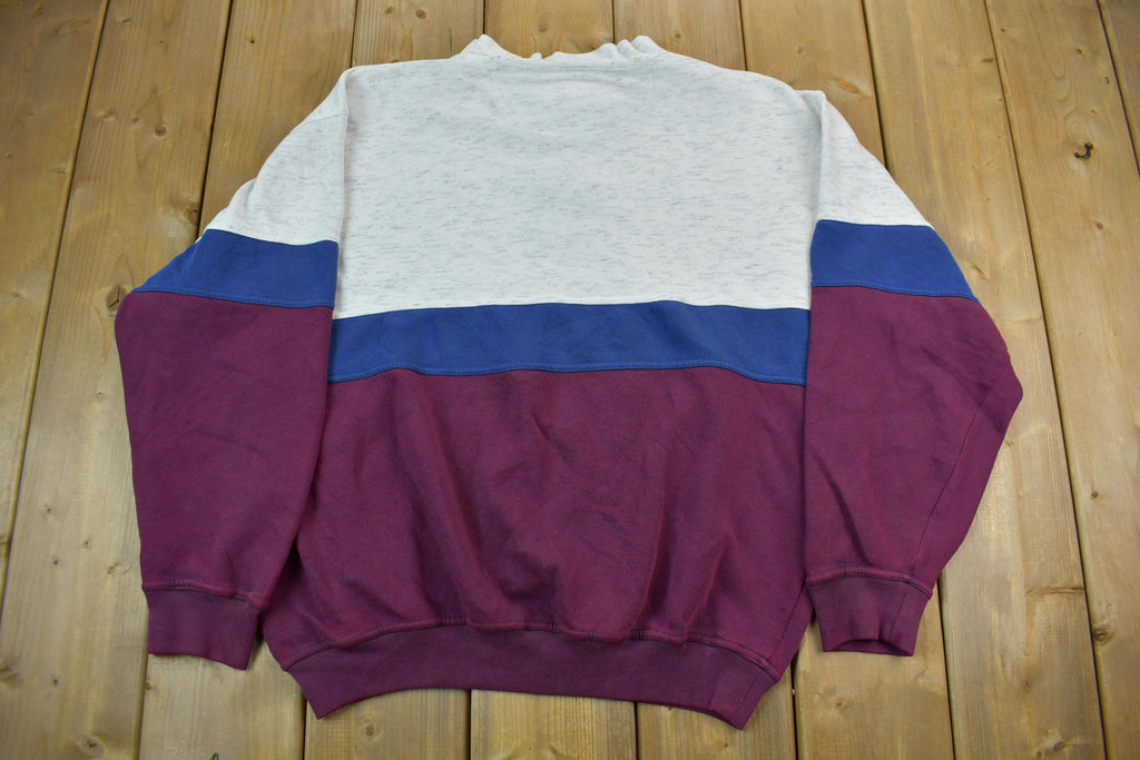 Vintage 1990s Three Tone Fleece Sweater