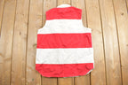 Vintage 1990s Tommy Hilfiger American Flag Stars & Stripes Button Up Vest
