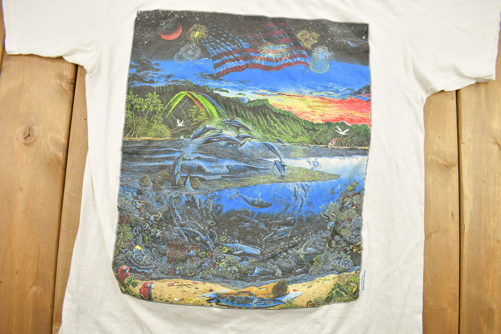 Vintage 1992 The Beach Boys Pet Sounds Crossing American Theme Rock Band T-Shirt Men's 2XL