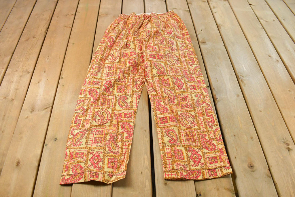 Vintage 1960s Paisley Pyjama Men's M