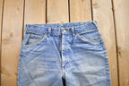 Vintage 1980s Distressed Lee Denim Jeans Made In USA Size 34x30