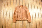 Vintage 1980's Beige Suede Coat