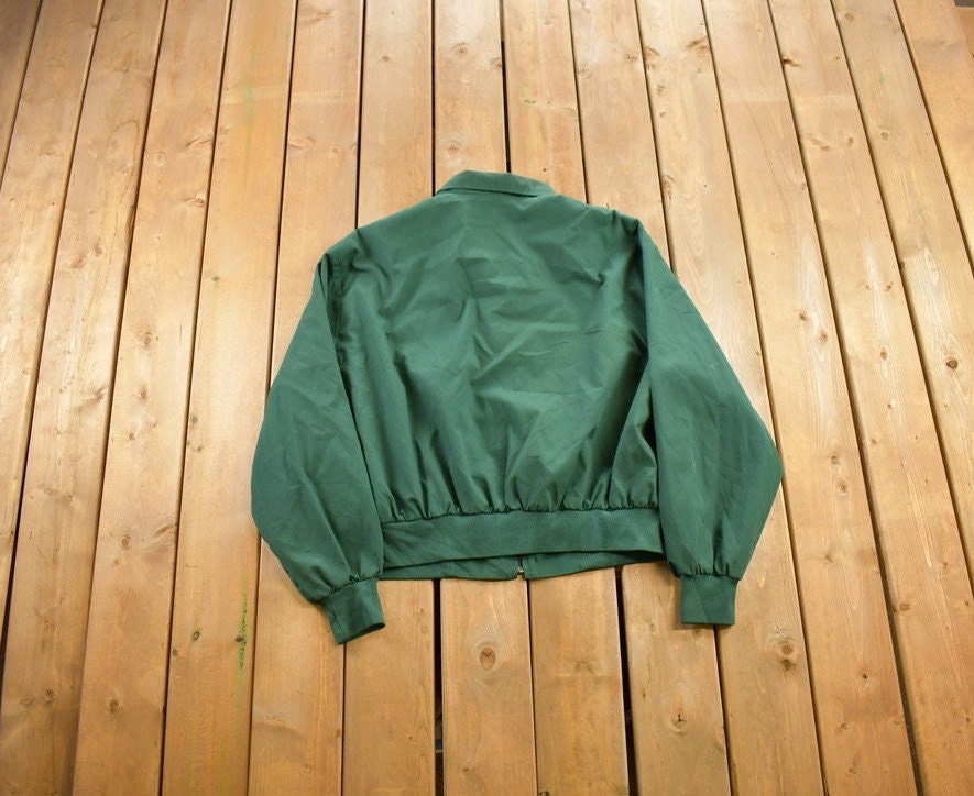 Vintage 1980s Cook Trucking Co. Windbreaker Jacket