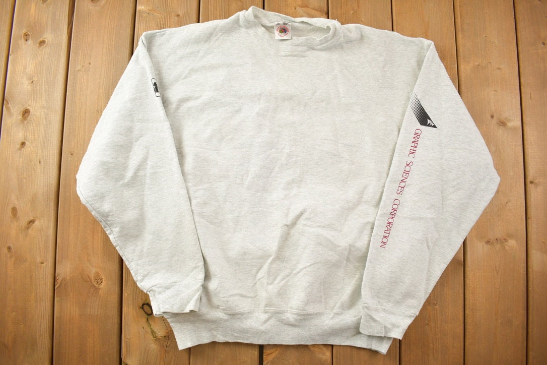 Vintage 1990s American Graphic Service Crewneck Sweatshirt
