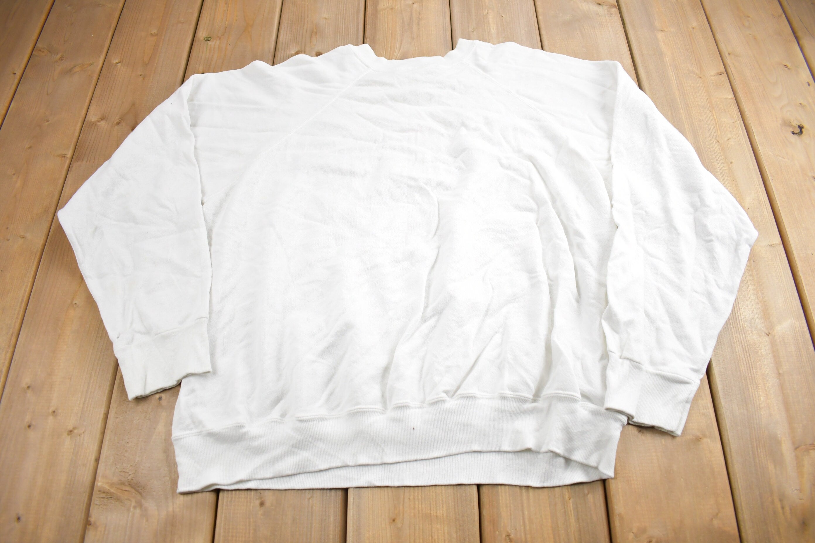 Vintage 1980s Barrini Raglan Crewneck Sweatshirt