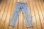 Vintage 1990s Lee Acid Wash Denim Jeans Size 36 x 27