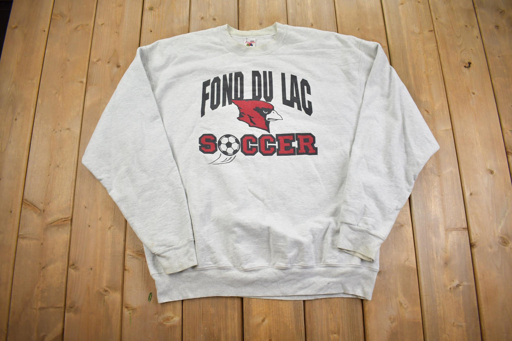 Vintage 1990s Fond Du Lac Crewneck Sweatshirt Made In USA - XL
