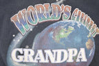 Vintage 1990s Worlds Greatest Grandpa Cartoon Graphic Print Crewneck Sweatshirt Men's XL