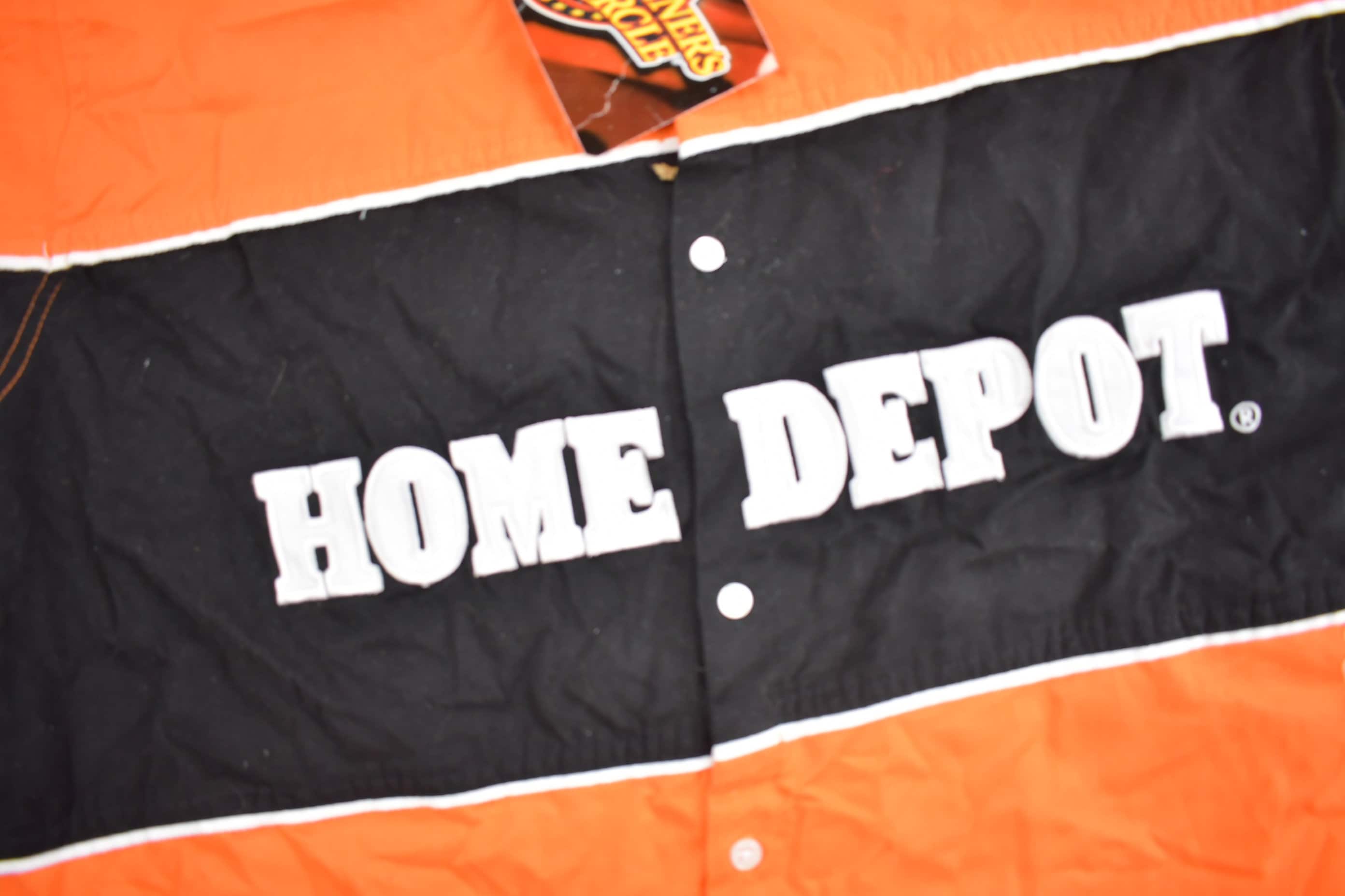 Vintage 2002 Deadstock Tony Stewart Home Depot NASCAR Pit Crew Shirt