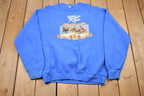 Vintage 1992 Country's Reminisce Hitch Graphic Crewneck Sweatshirt