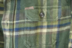 Vintage Orvis Green Plaid Button Up Board Shirt