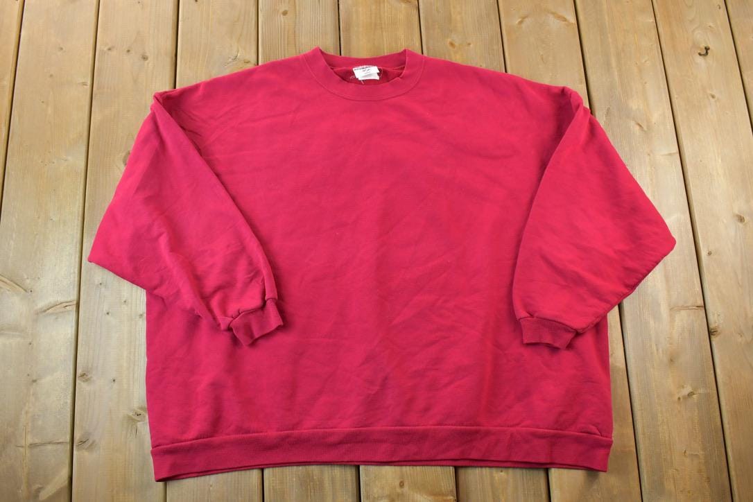 Vintage 1990s Jerzees Blank Crewneck Sweatshirt