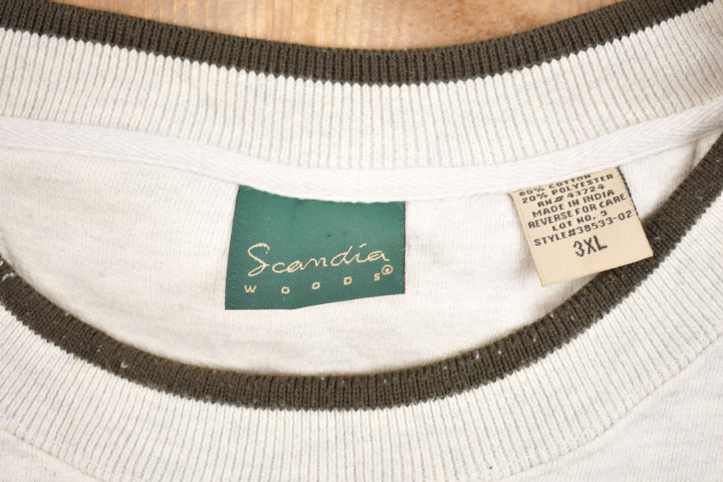 Vintage 1990s Eagle Embroidered Crewneck Sweatshirt