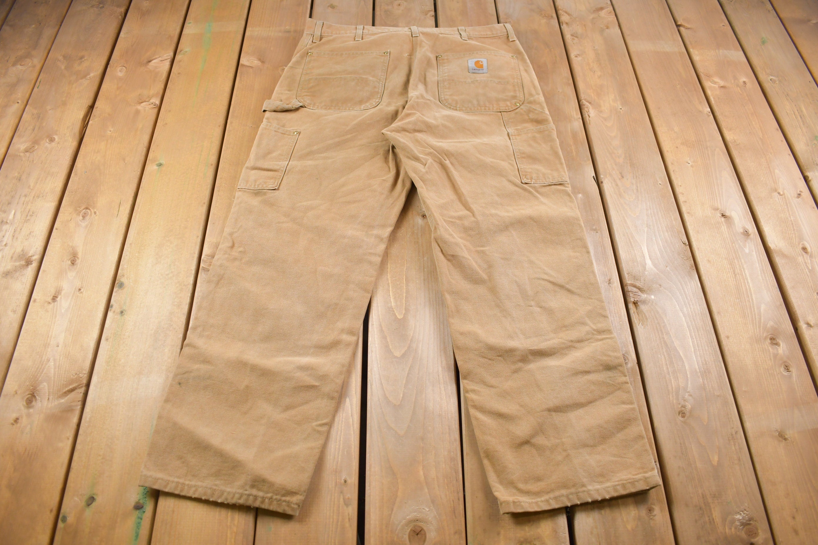 Vintage 1990s Carhartt Double Knee Work Pants Size 36 x 30