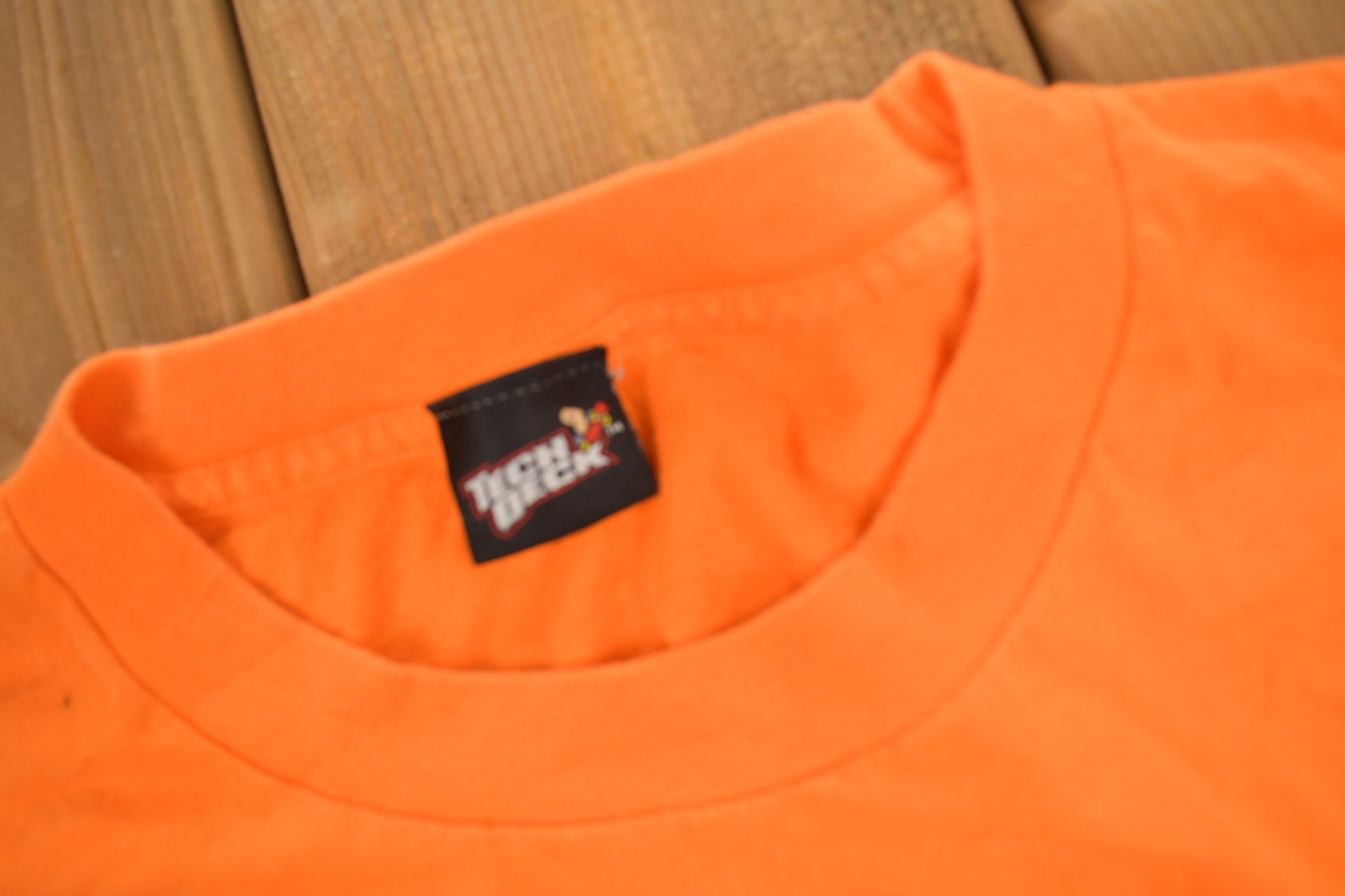Vintage Y2k Tech Deck Kids Size Long Sleeve Graphic T Shirt