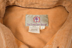 Vintage 1990s The Territory Ahead Blank Orange Button Up Shirt  1990s Button Up  Vintage Flannel  Basic Button Up  Vintage Blanks