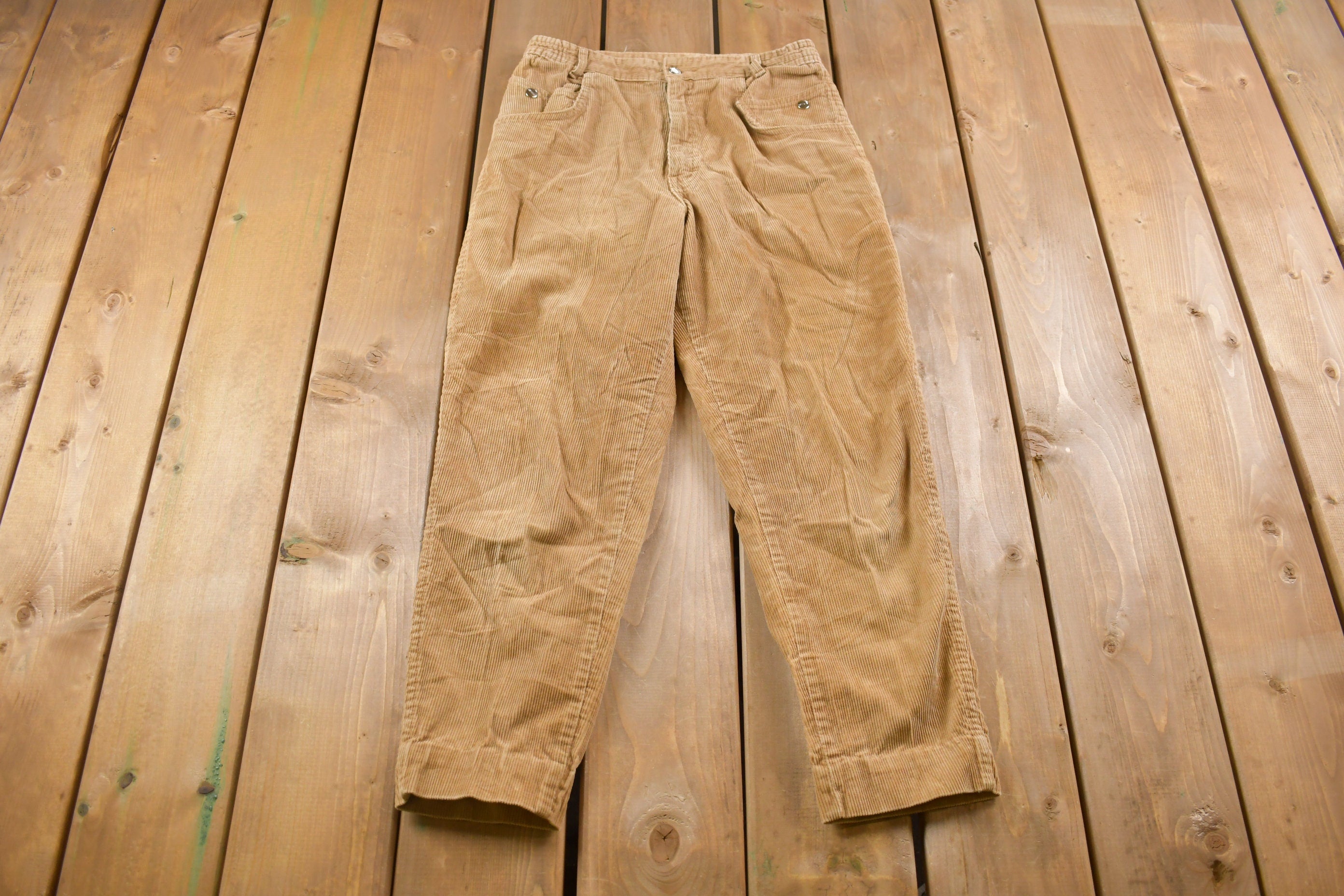 Vintage 1990's Gitano Corduroy Pants 28 x 26