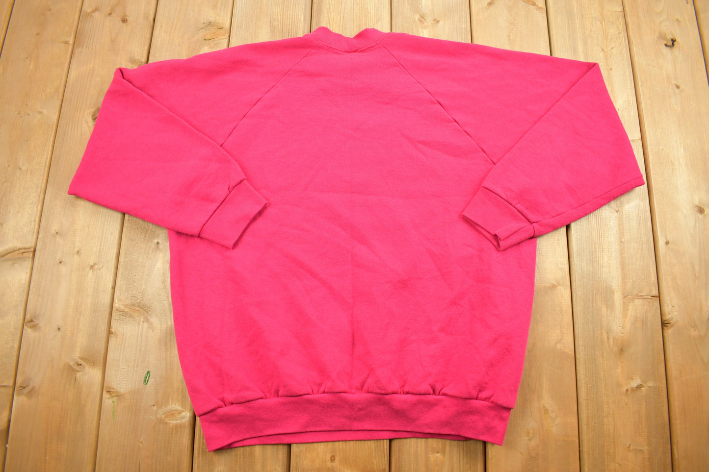 Vintage 1980s Ladies Blank Raglan Crewneck Sweatshirt / 80s Crewneck / Made In USA / Essential / Streetwear / 80s