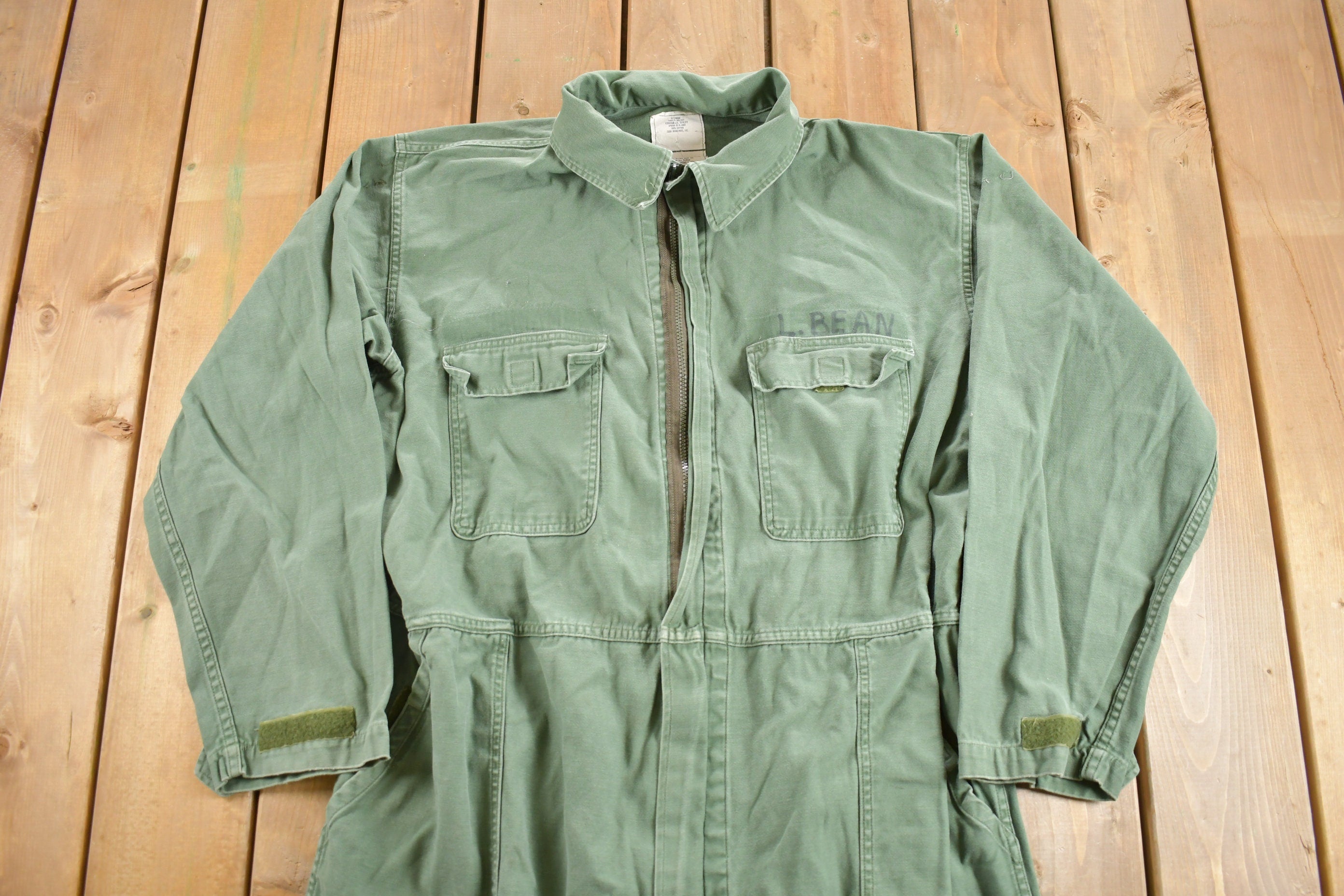 Vintage 1997 Military Type 1 Sateen Coveralls Jumpsuit Size X-Large