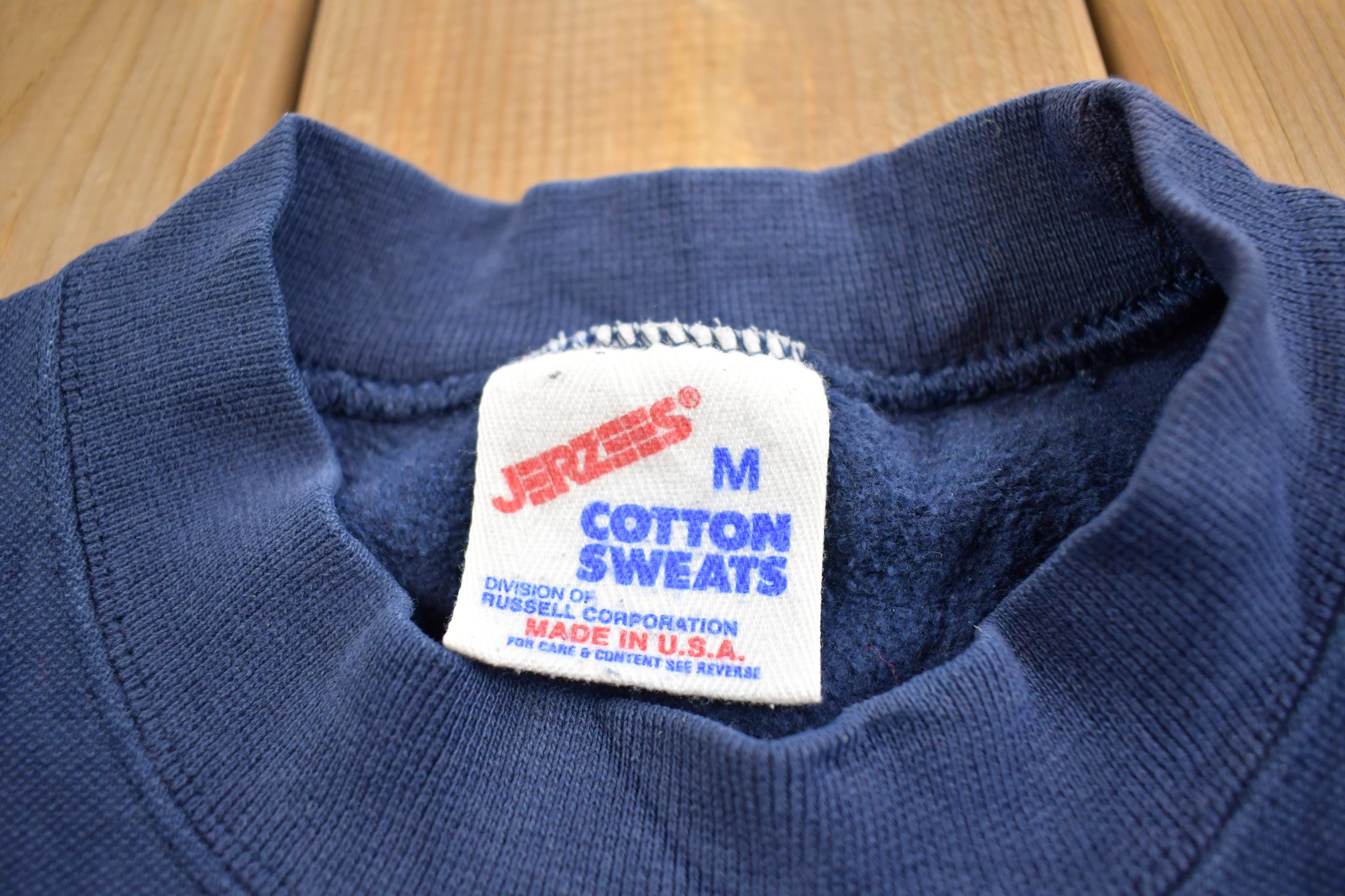 Vintage 1990s La Jolla Jerzees Cotton Sweats Crewneck Sweatshirt Made In USA