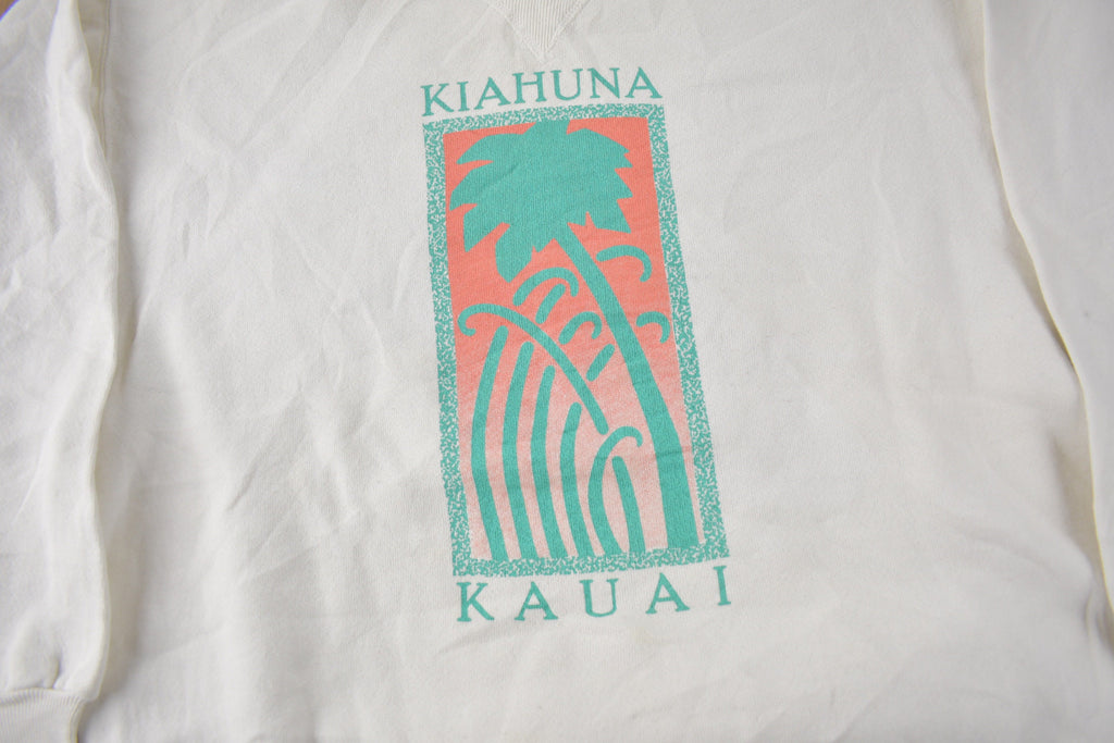 Vintage 1990s Kiahuna Kauai Souvenir Crewneck Sweatshirt Made In USA