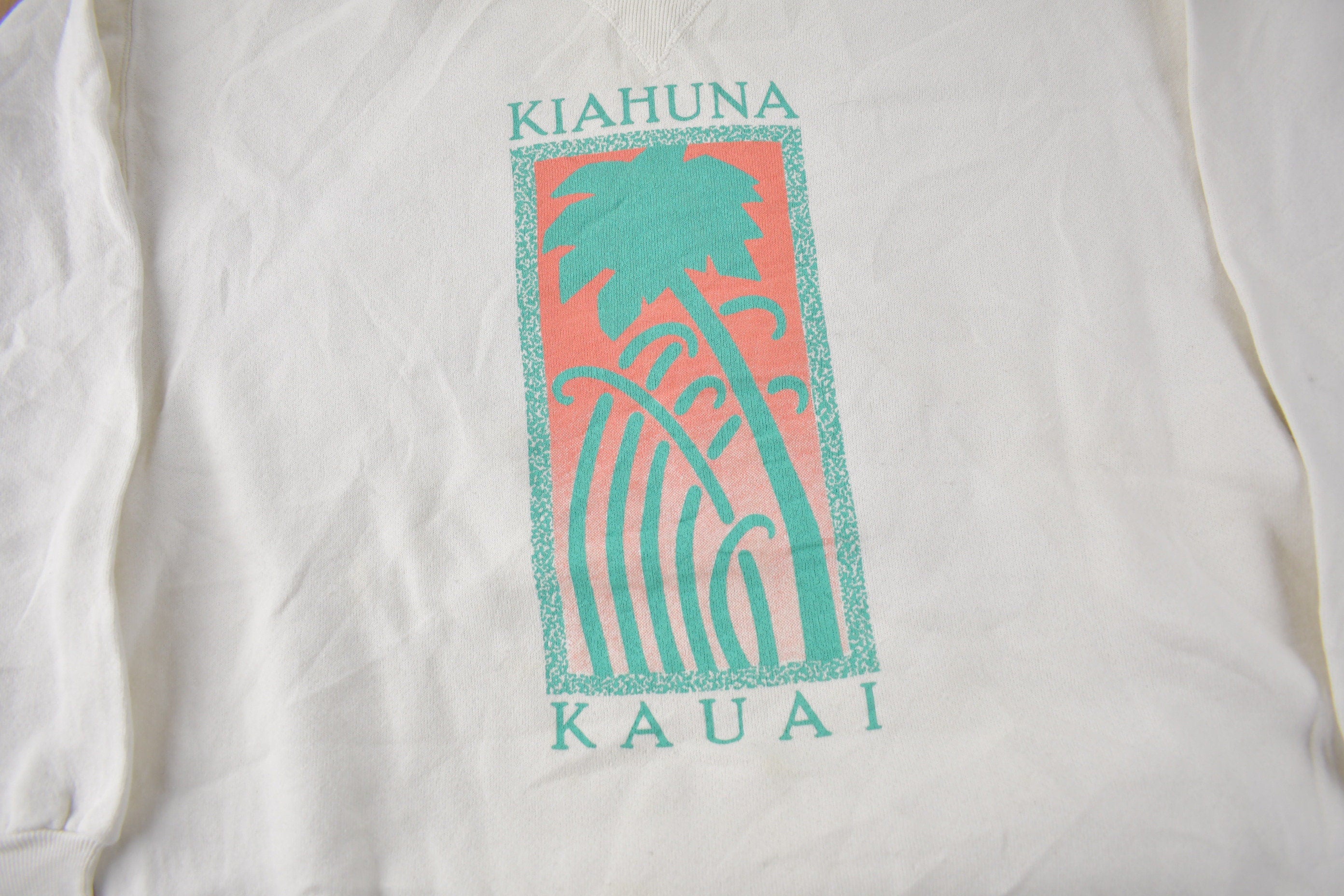 Vintage 1990s Kiahuna Kauai Souvenir Crewneck Sweatshirt Made In USA