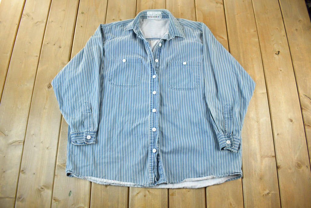 Vintage 1990s Carolina Colours II Button Up Shirt Women's 2X