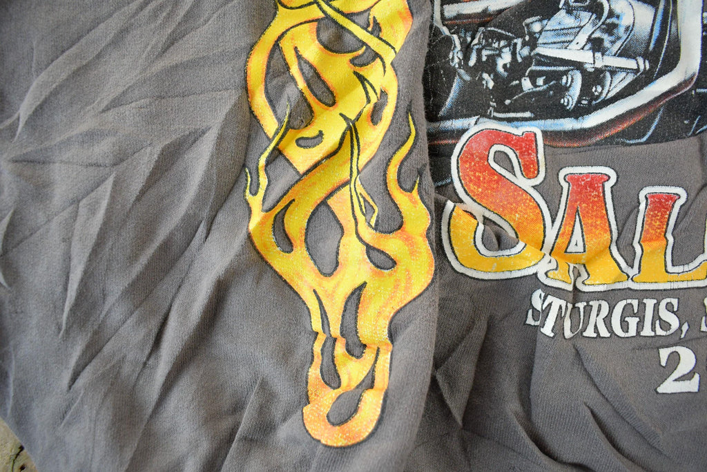 Vintage 2000 Sturgis Motorcycle Rally Biker Graphic Crewneck Sweatshirt