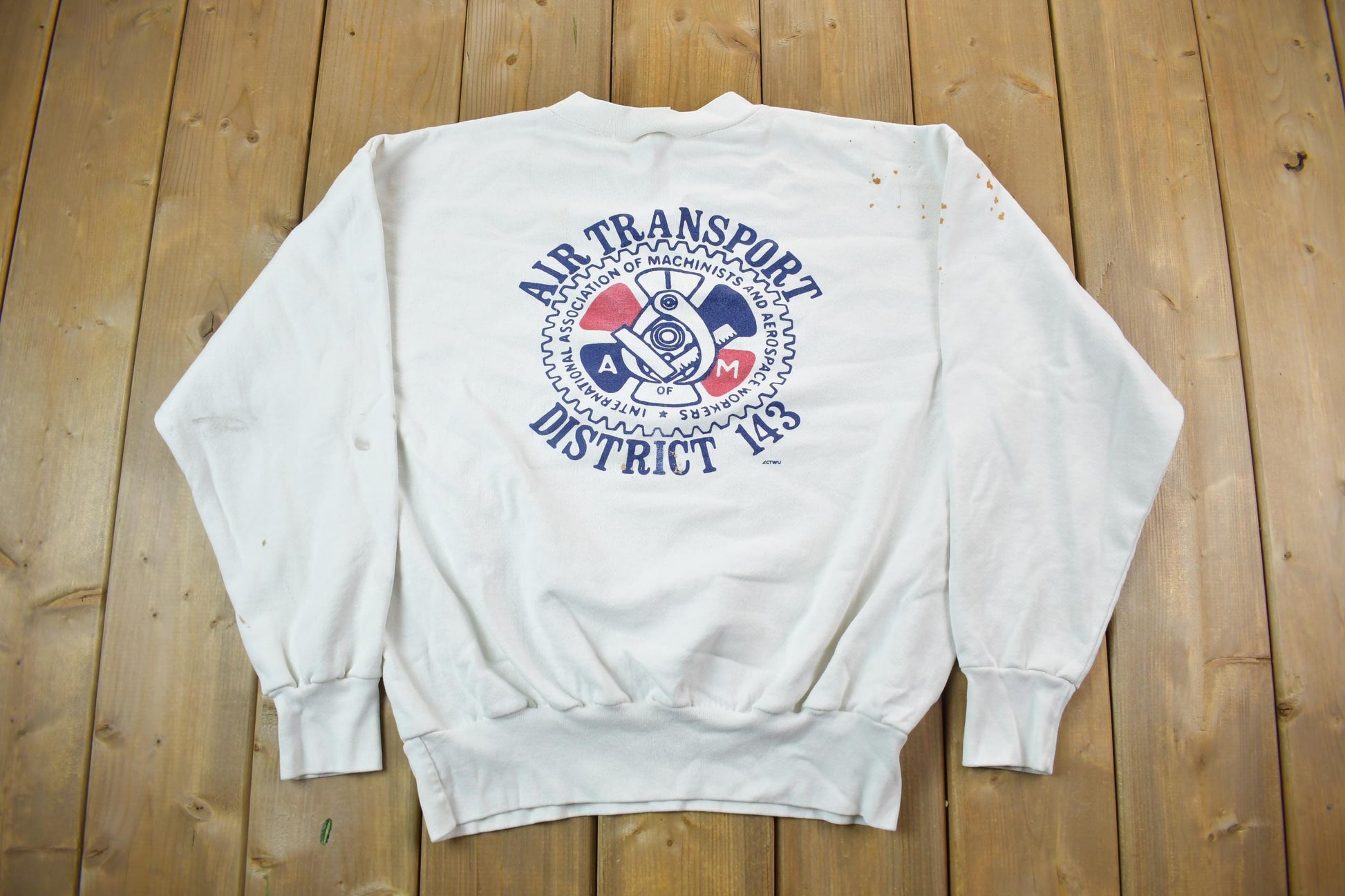 Vintage 1990s Air Transport Crewneck Sweatshirt