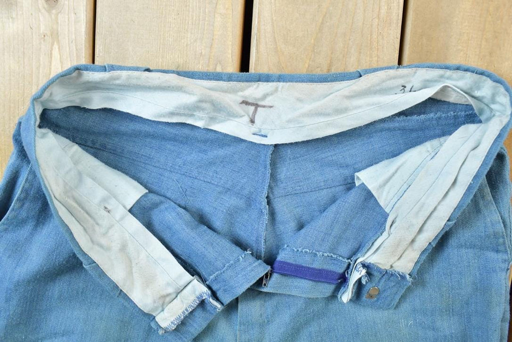 Vintage 1960s Blue Bell Bottom Pants  Made in USA  American Vintage  Workwear  Streetwear  Vintage Pants