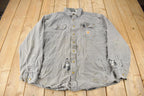 Vintage Y2K Plaid Lined Thrashed Carhartt Button Up Shirt