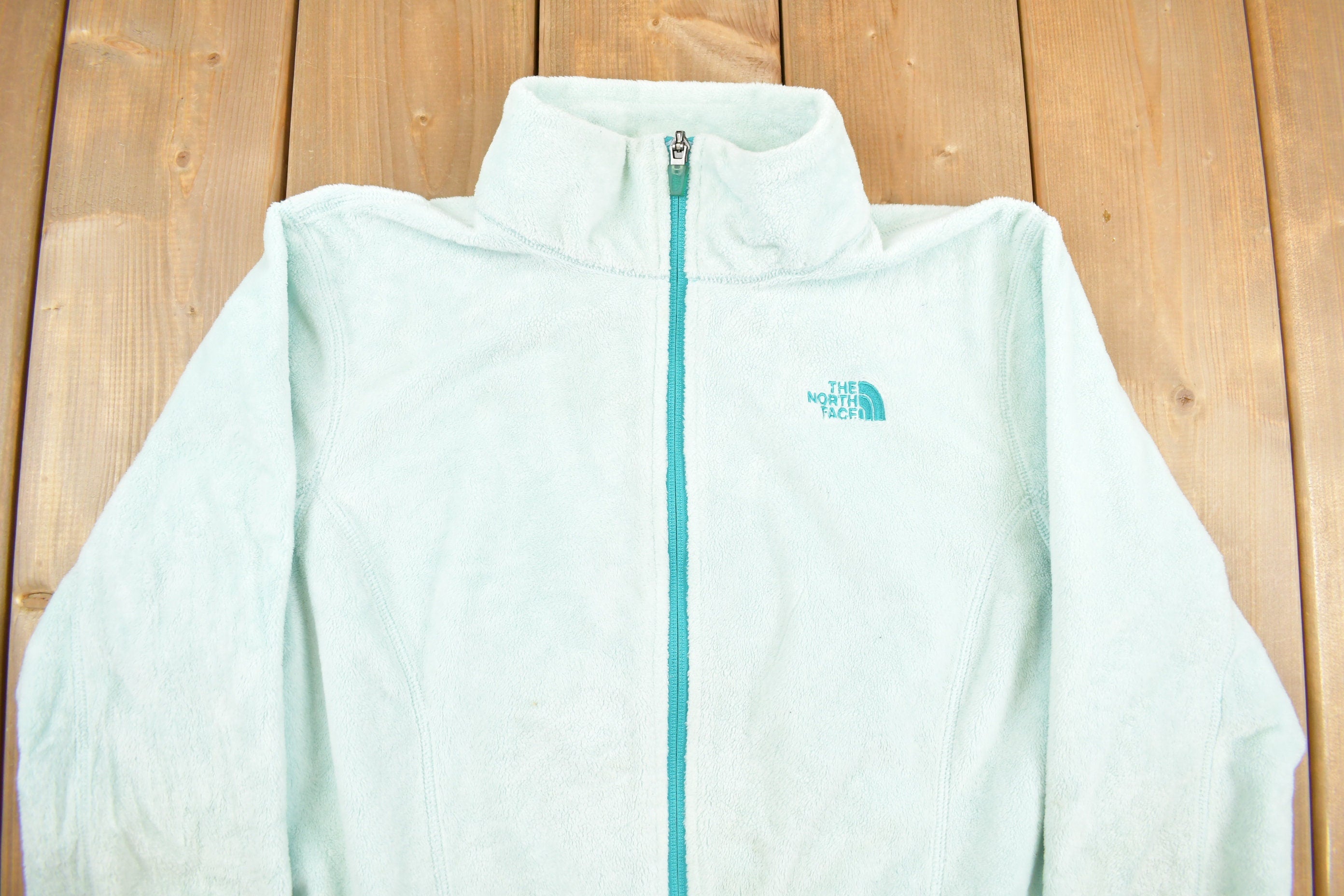 Vintage 1990s Blue The North Face Womens Fleece Sweater